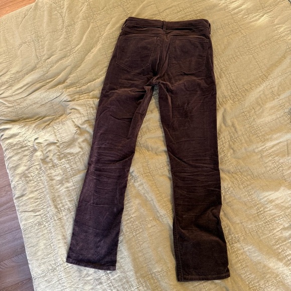 GAP | women's W26 dark brown vintage slim mid rise corduroy high rise pants - Picture 6 of 6